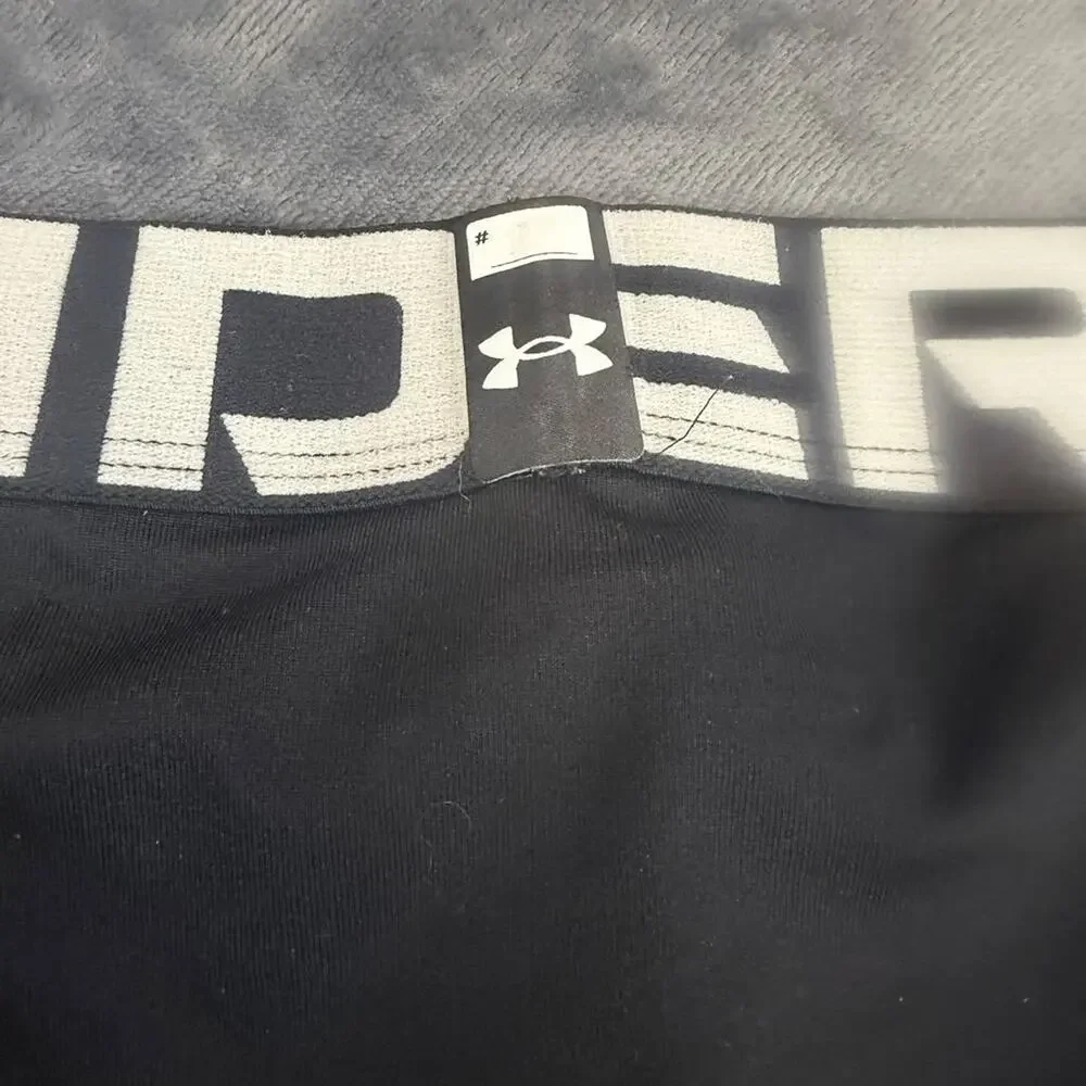 Mens Under Armour Cold Gear Black Spandex Tights Compression Pants Sz S